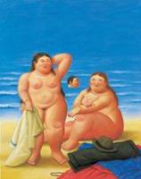 Botero, Fernando - Abstract oil painting.